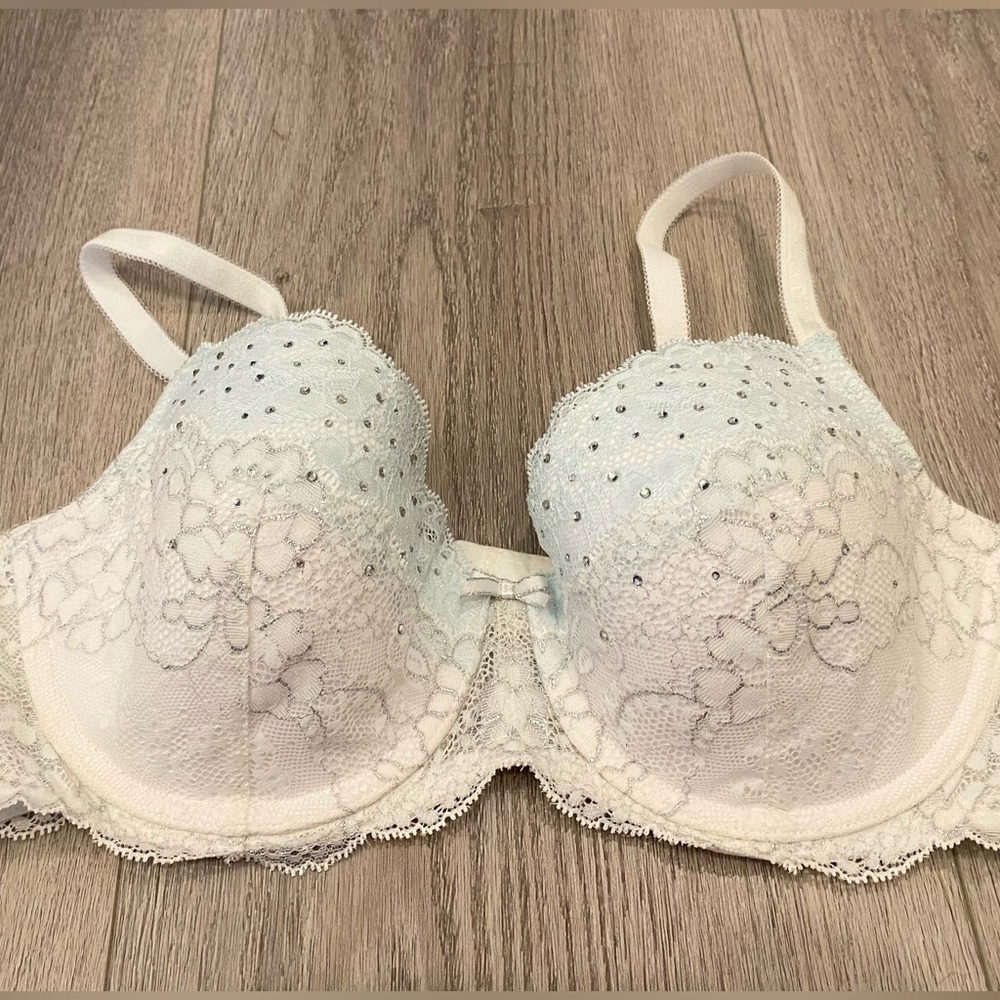 "I do" Victoria's Secret bra-rhinestones